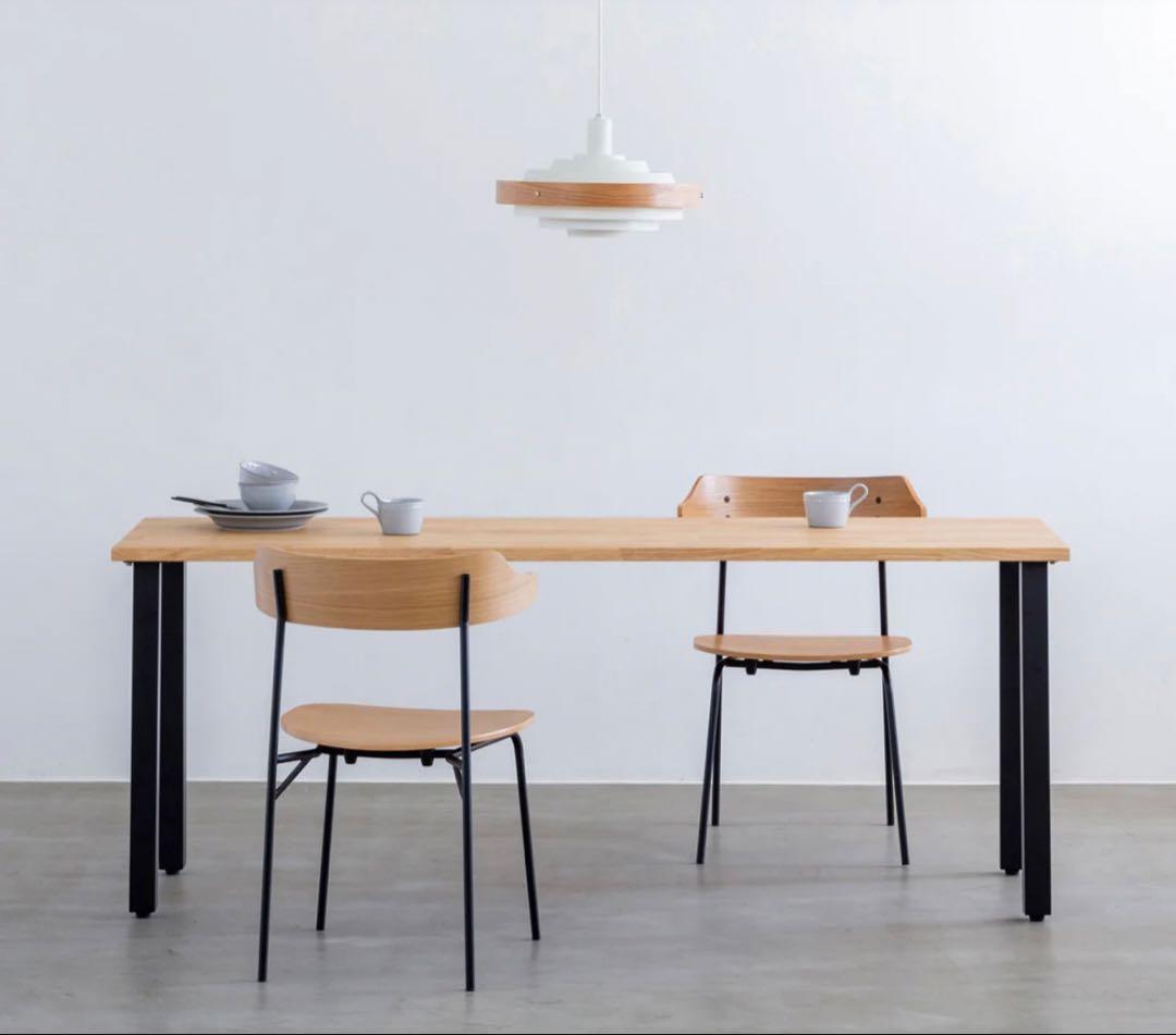 KANADEMONO ✨カナデモノ✨曲線プライウッドチェア美品/木材/アイアン