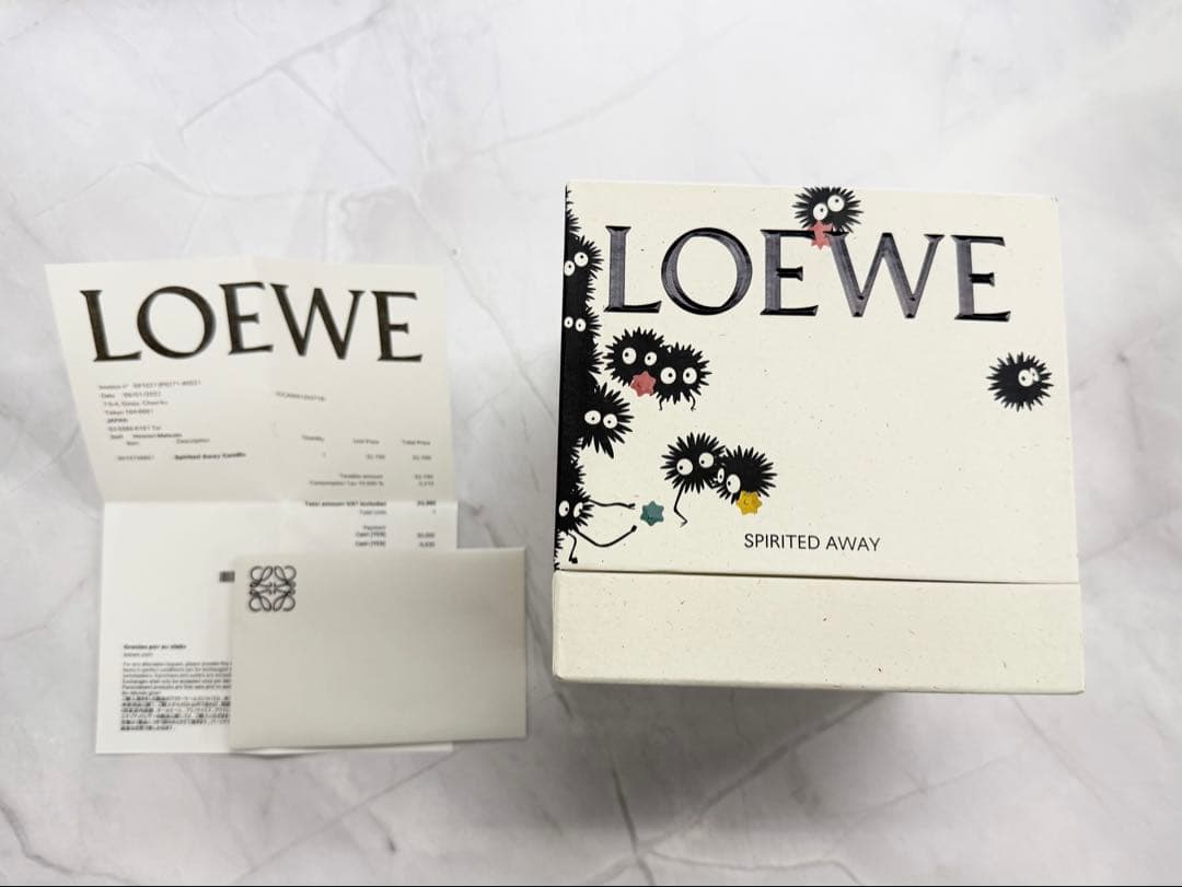 LOEWE ジブリ 千と千尋の神隠し キャンドル SUSU ススワタリ