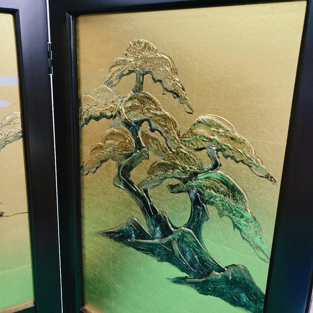 SB3 美品！5月屏風　高さ75㎝位　五月人形　五月人形兜　五月鎧兜　子供大将