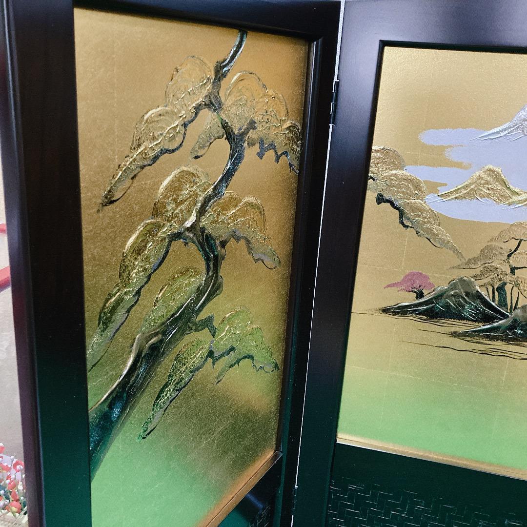 SB3 美品！5月屏風　高さ75㎝位　五月人形　五月人形兜　五月鎧兜　子供大将