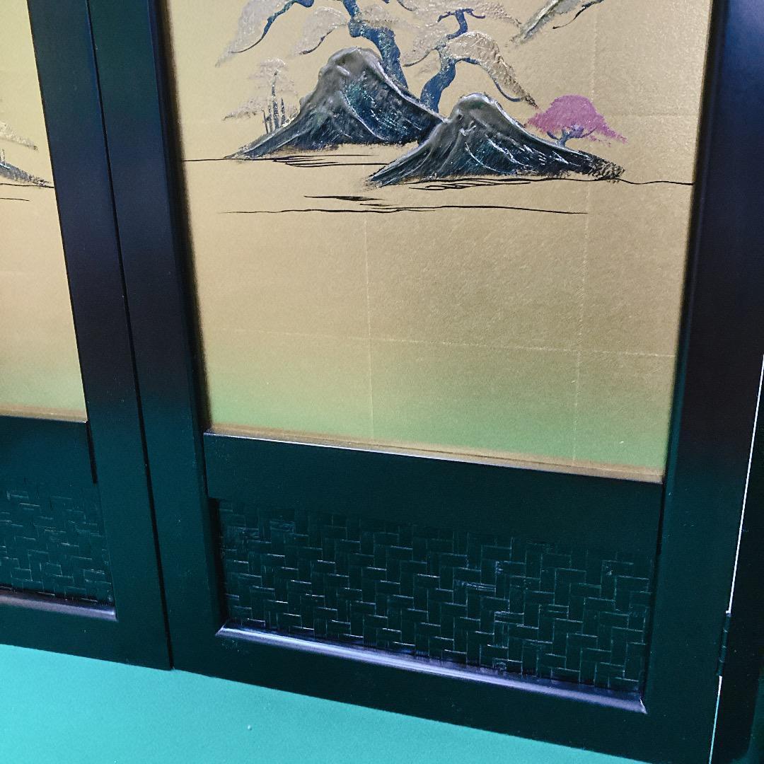 SB3 美品！5月屏風　高さ75㎝位　五月人形　五月人形兜　五月鎧兜　子供大将