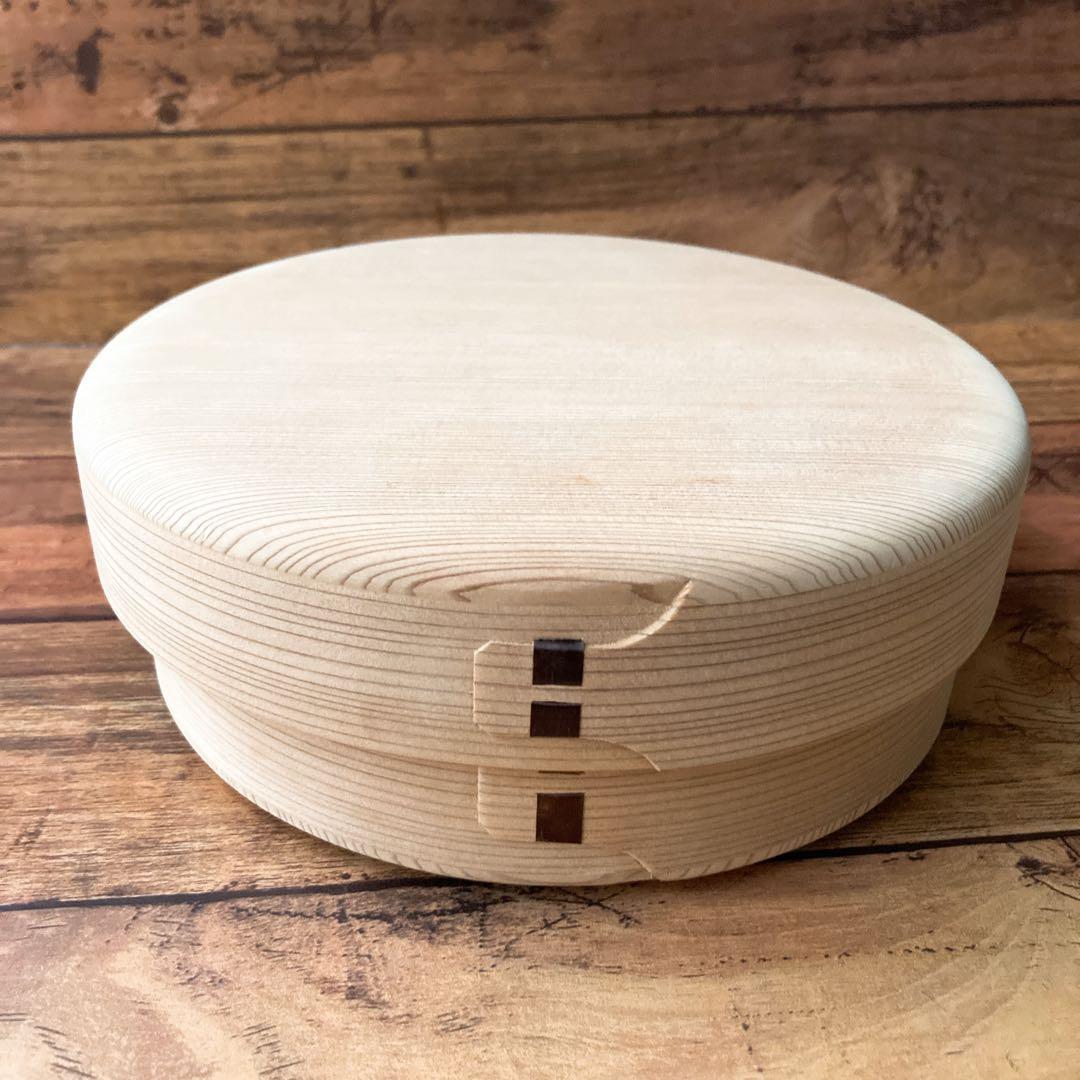 ウ*メ様 曲げわっぱ 柴田慶信商店　玉の湯弁当箱 秋田 大館 白木 天然杉