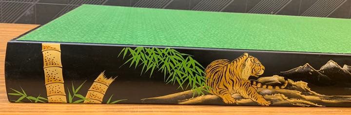 飾り台　虎柄　85×44 布張り　台　五月人形