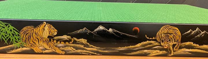 飾り台　虎柄　85×44 布張り　台　五月人形