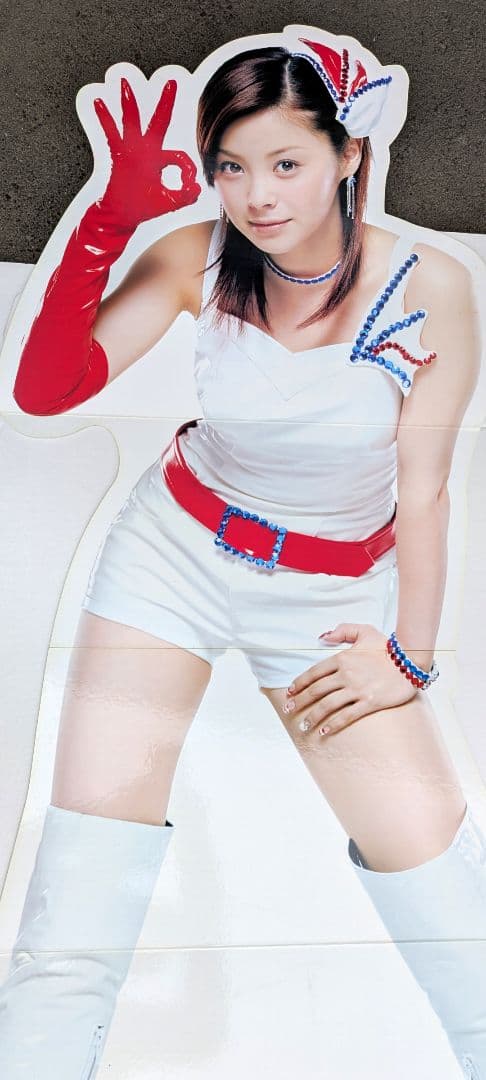 20年前、珍品、松浦亜弥等身大スタンドPOP良品、素敵なあやや - メルカリ