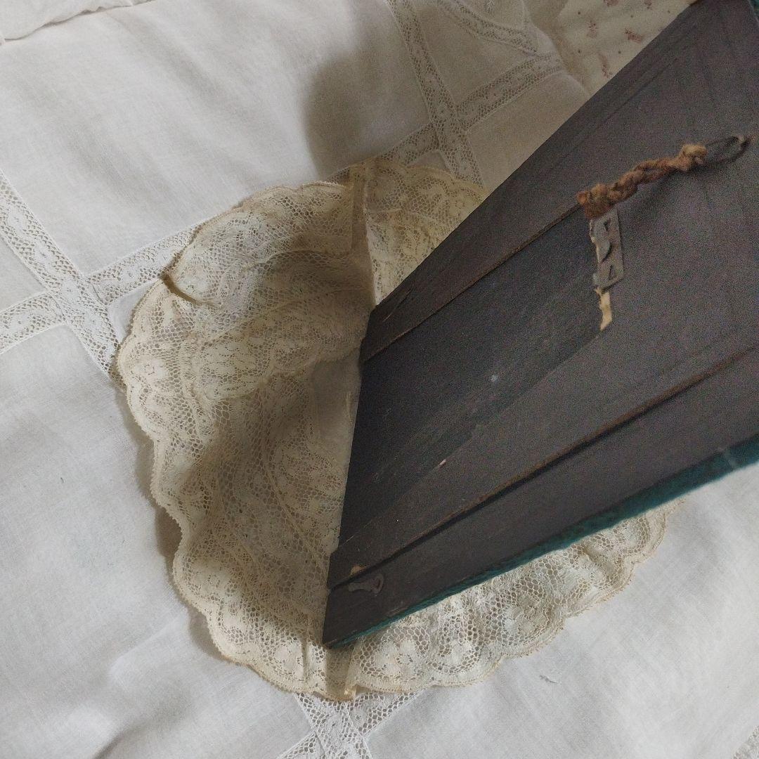 フランスアンティーク　ナポレオン3世フォトフレーム(天使のカード付き)