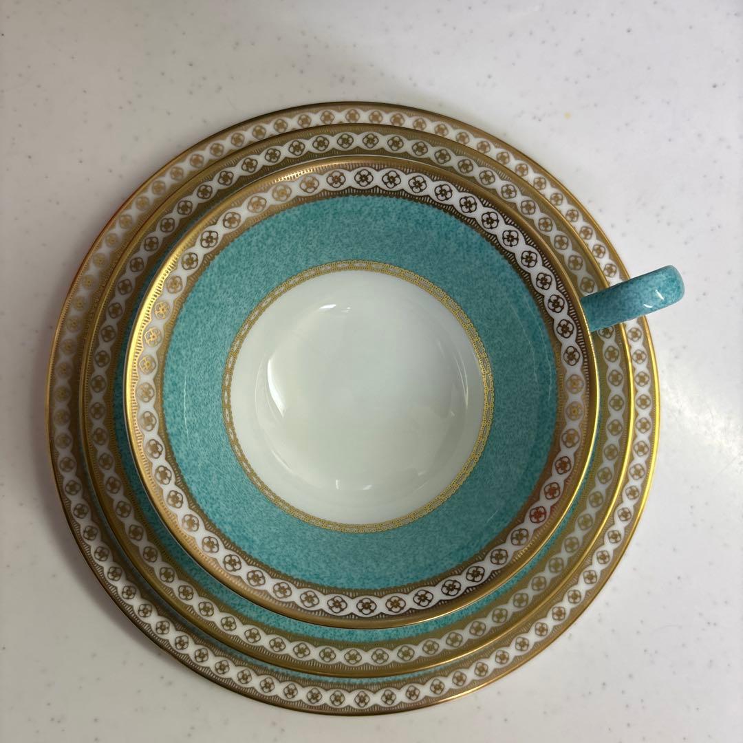 WEDGWOOD ユーランダーパウダーターコイズ TRIO SET E - メルカリ