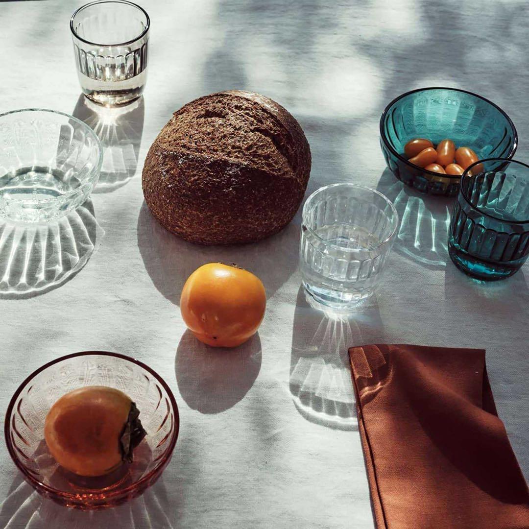 新品イッタラiittalaラーミ ガラス ボウル カルーナ グリーン クリア