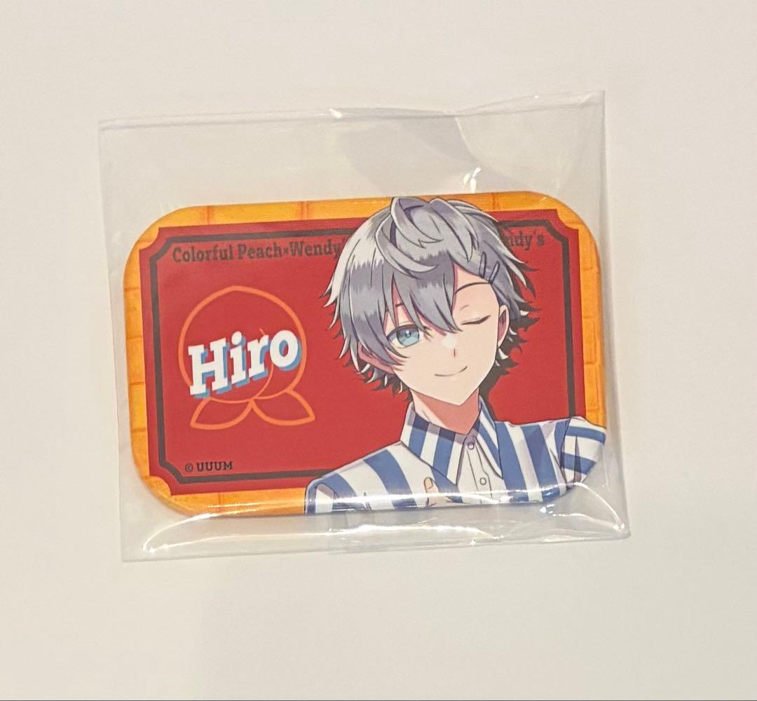 カラフルピーチ ウェンディーズ缶バッジ のあさん＆ヒロくん＆なおきり