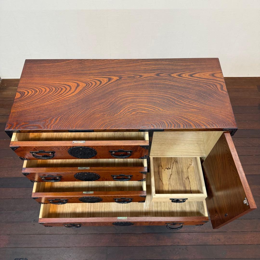 H21K30 岩谷堂箪笥 和箪笥 南部鉄器 漆塗り - メルカリ