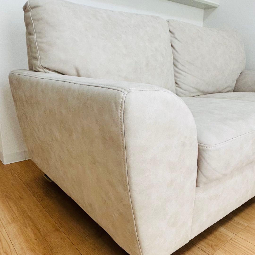 【美品】2人掛けソファ/SAKODA/アイボリー