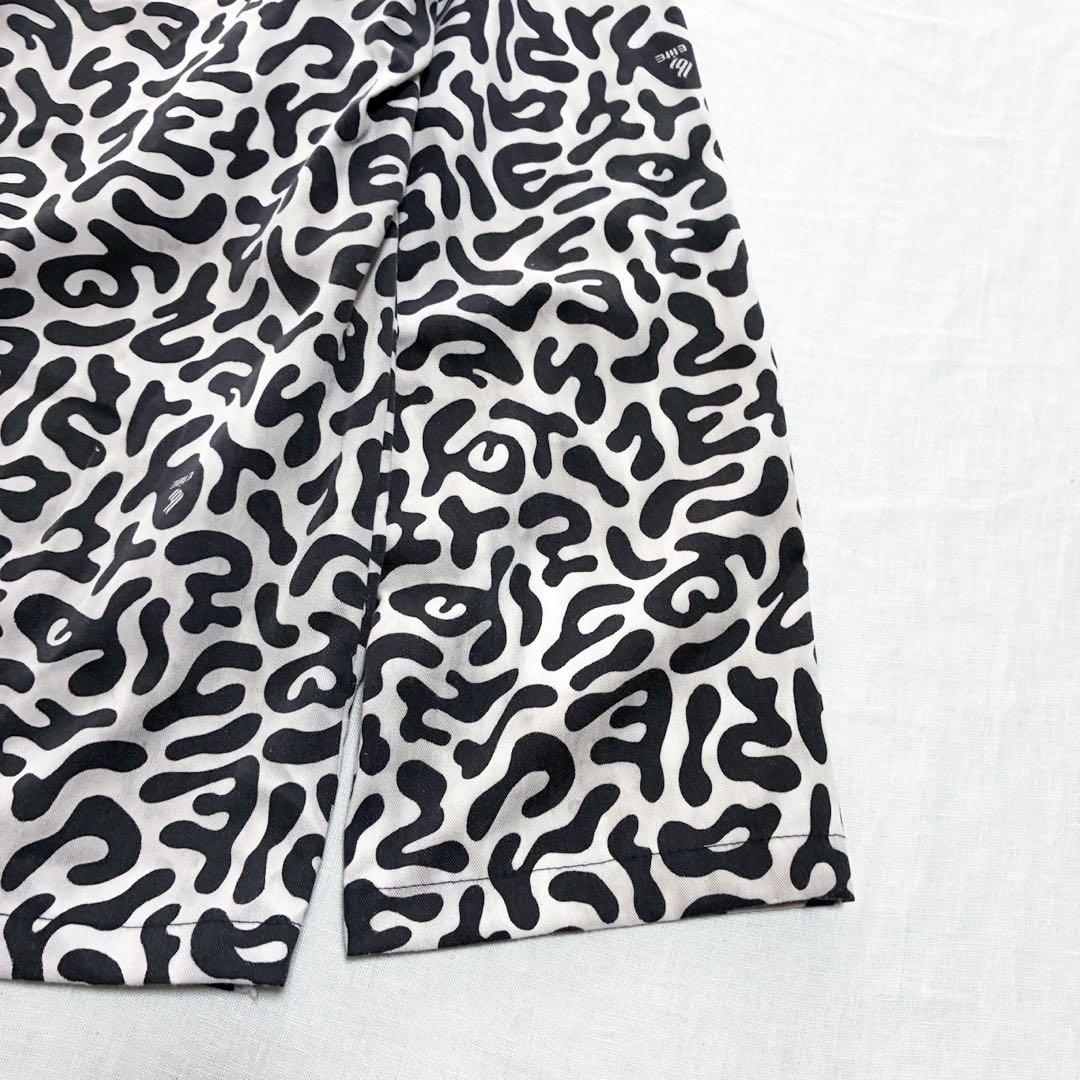 80s 韓国軍 襟章 ワッペン付き HBT バクテリアカモ 迷彩 長袖 シャツ