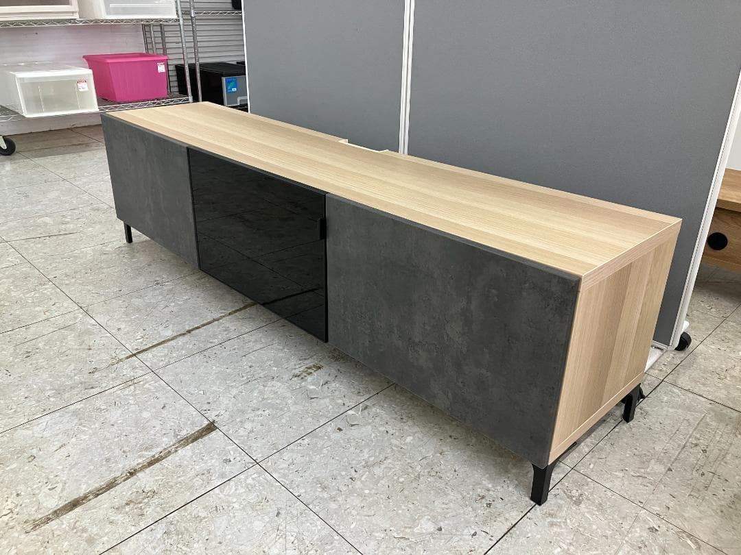 IKEA テレビボード BESTA KALLVIKEN グレー ベージュ
