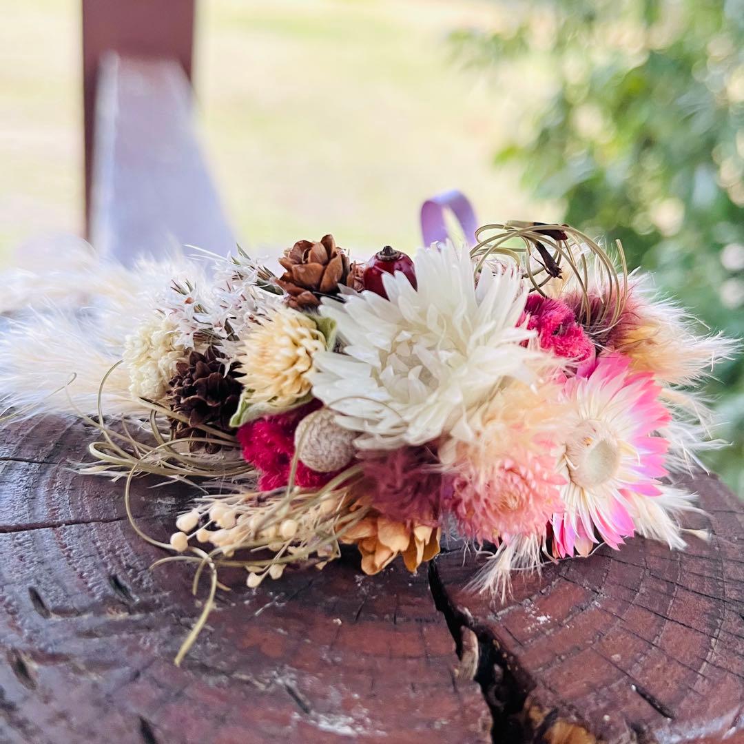 リストドレス　リストブーケ　リストレット　キャンドルリース