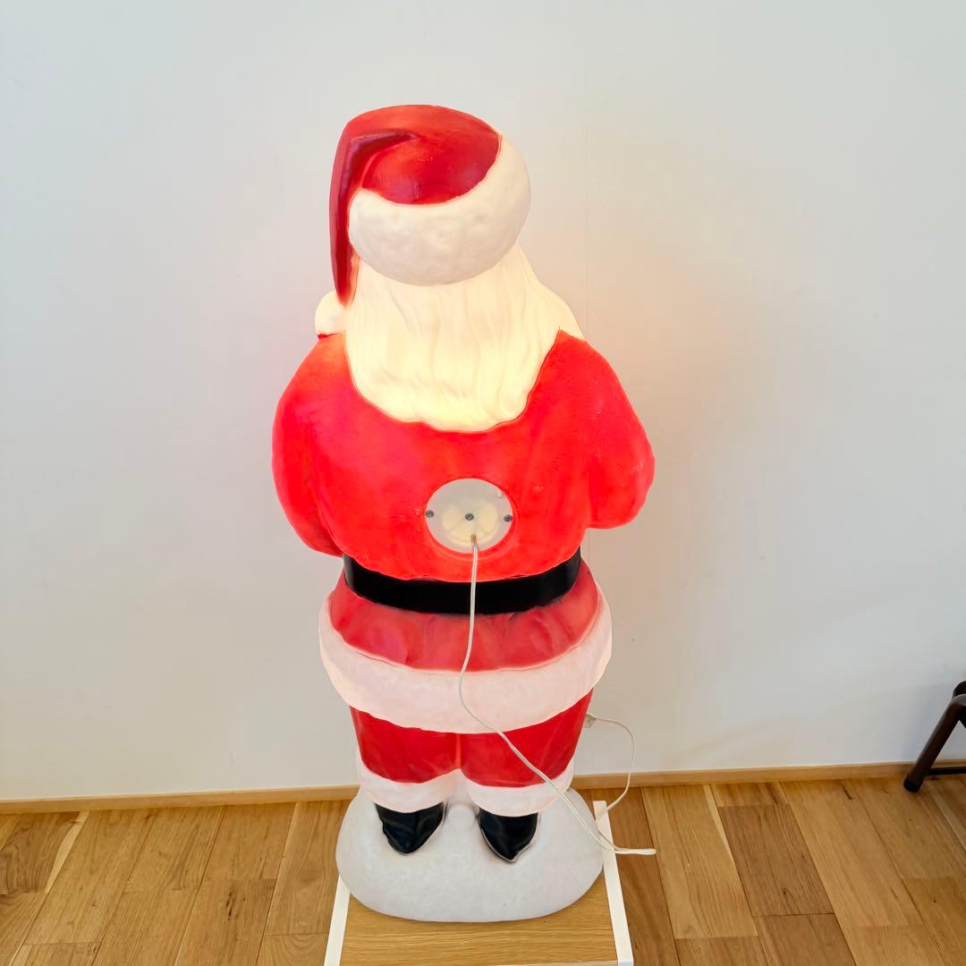 サンタクロース 電灯 ライト 装飾 100cm トラディショナル 置物 米国製
