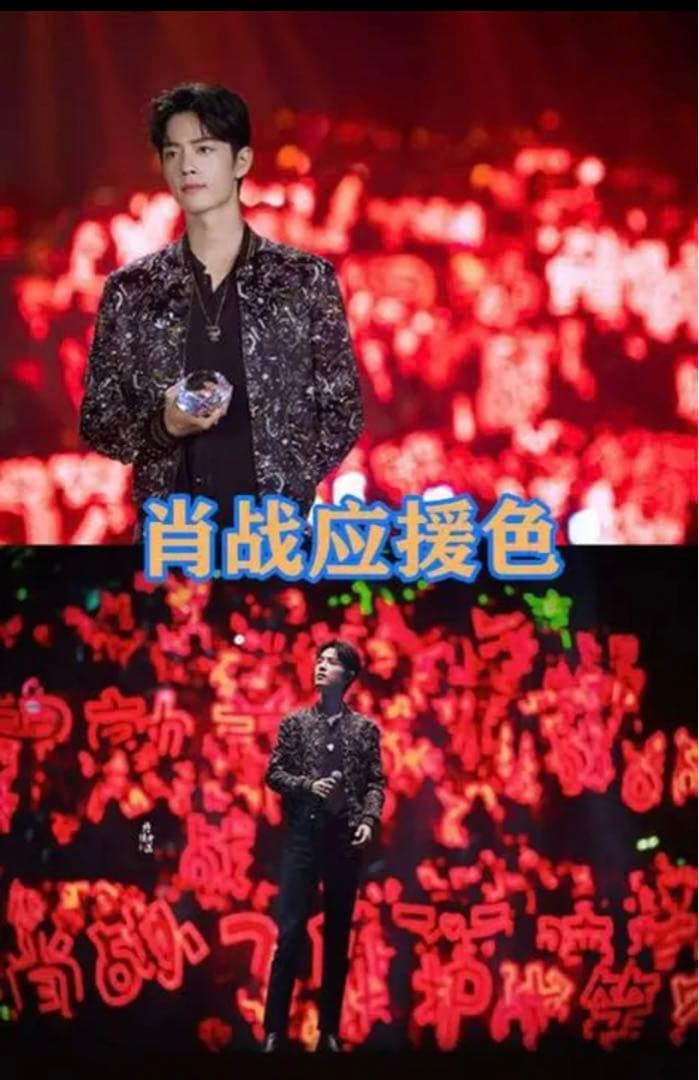 クリスマスセール一点限定　陳情令　肖戦　応援ツール　戦字LEDライト　一点のみ