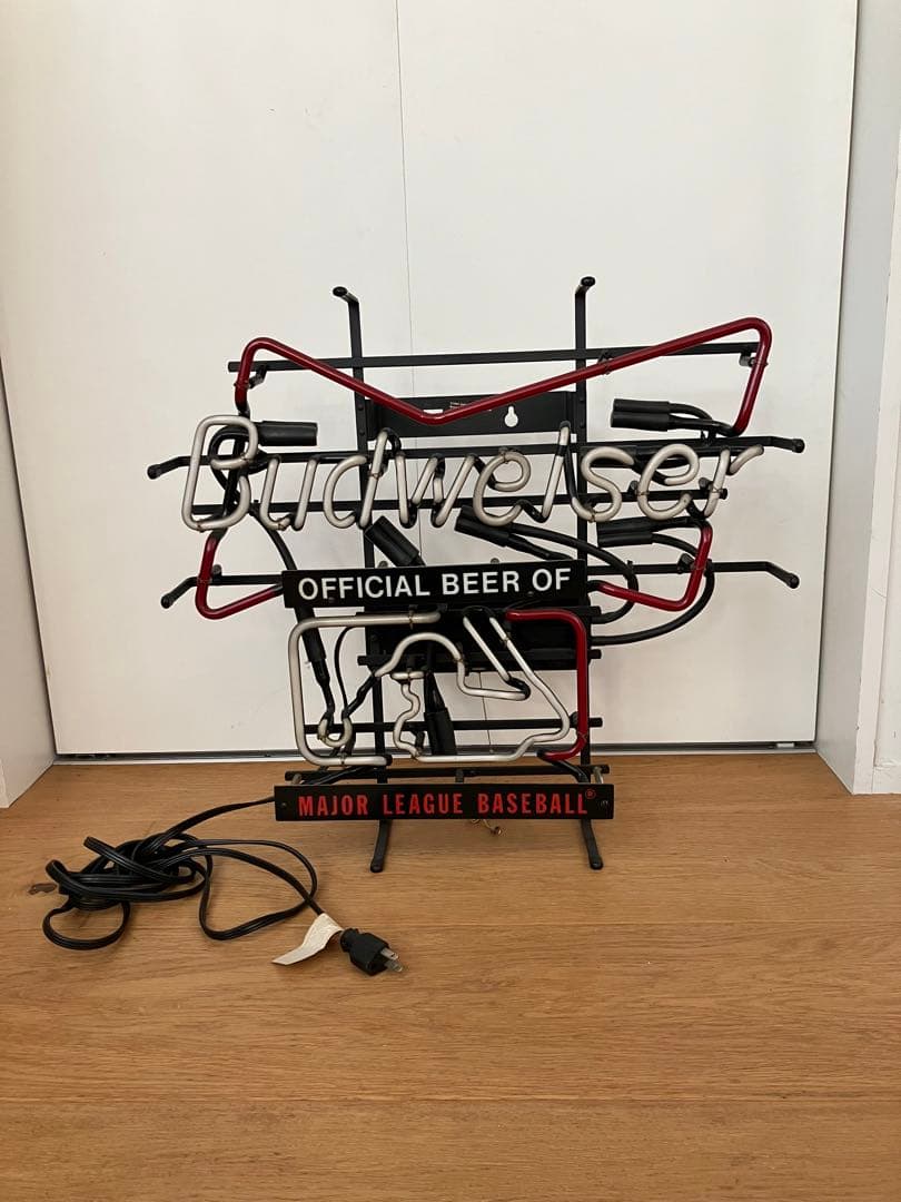 アメリカ製 1999年製 バドワイザー ネオンサイン 動作確認済