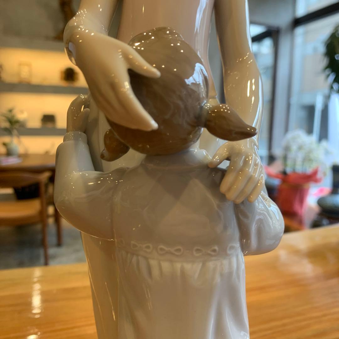 【南】リヤドロ　大好きなママ　置物　人形