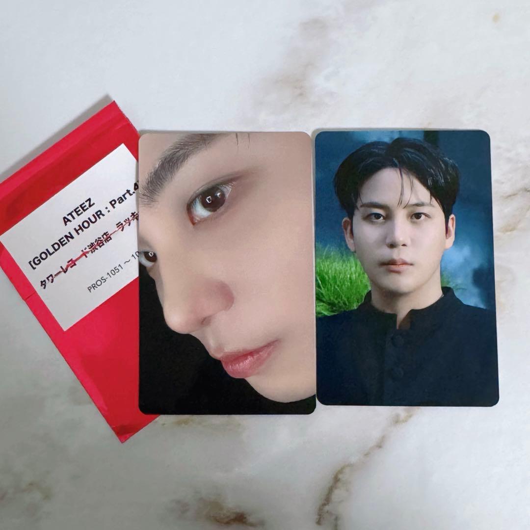 ATEEZ ジョンホ GOLDENHOUR タワレコ 渋谷限定 特典トレカセット