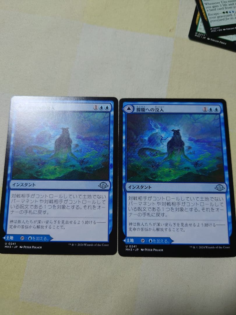MTG 朦朧への没入 日本語版2枚セット - メルカリ