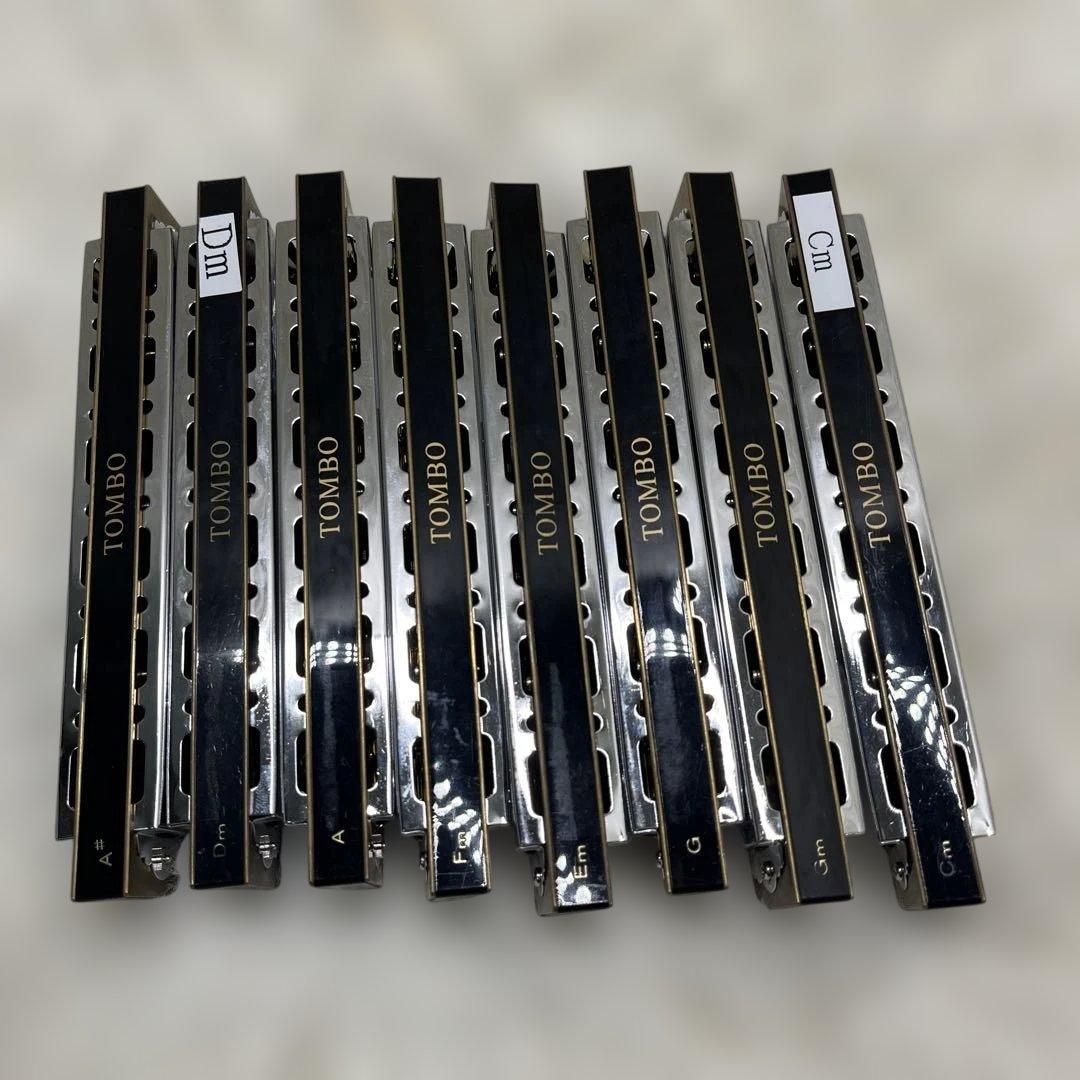 トンボ プレミアム21トーン バンド デラックス21トーン ハーモニカ 8本