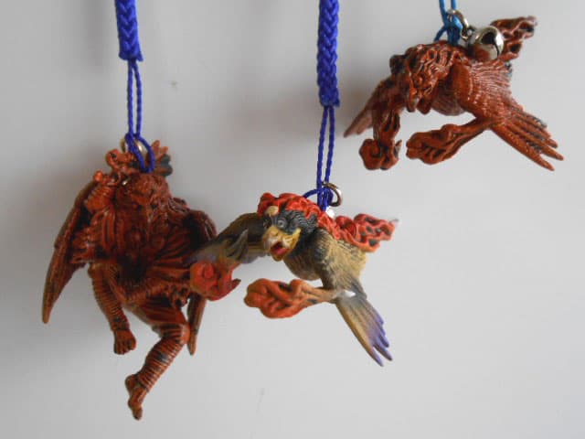 ♯Jut18AEカプセルQミュージアム妖怪根付2立体図百鬼夜行6種