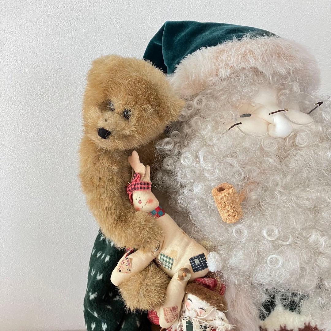 海外作家 ハンドメイド ヴィンテージ サンタクロース 人形 - メルカリ