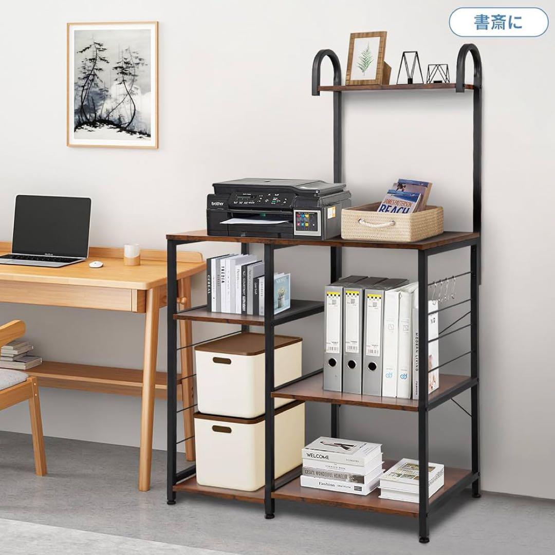 【大特価】レンジラック キッチンラック レンジ台 食器棚 頑丈 高耐荷設計 収納