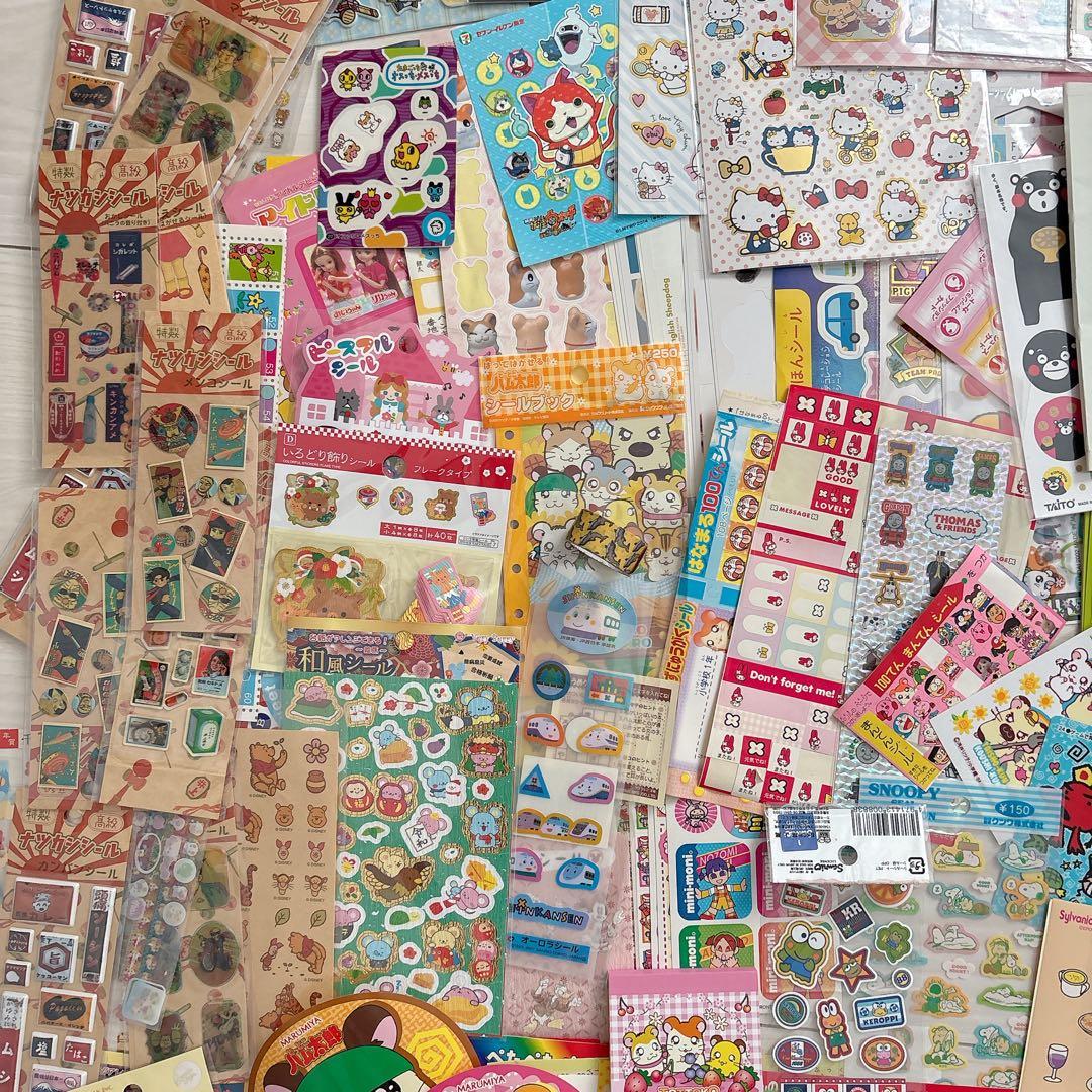 まとめ売り】平成レトロ♡キャラクターシール 当時物 シール・ステッカー