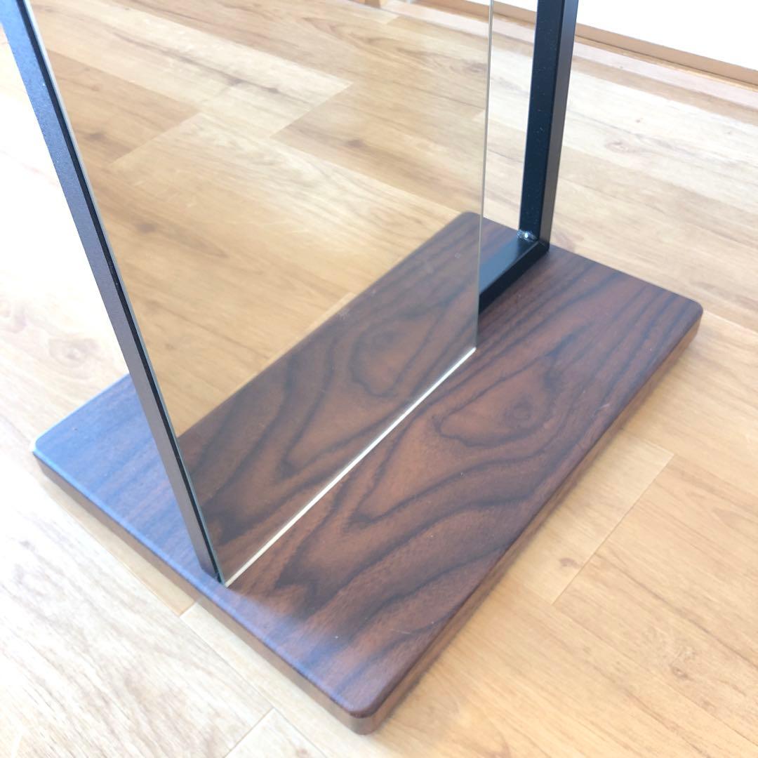 【最終お値下げ】ベルメゾン　ハンガーラック付きスタンドミラー