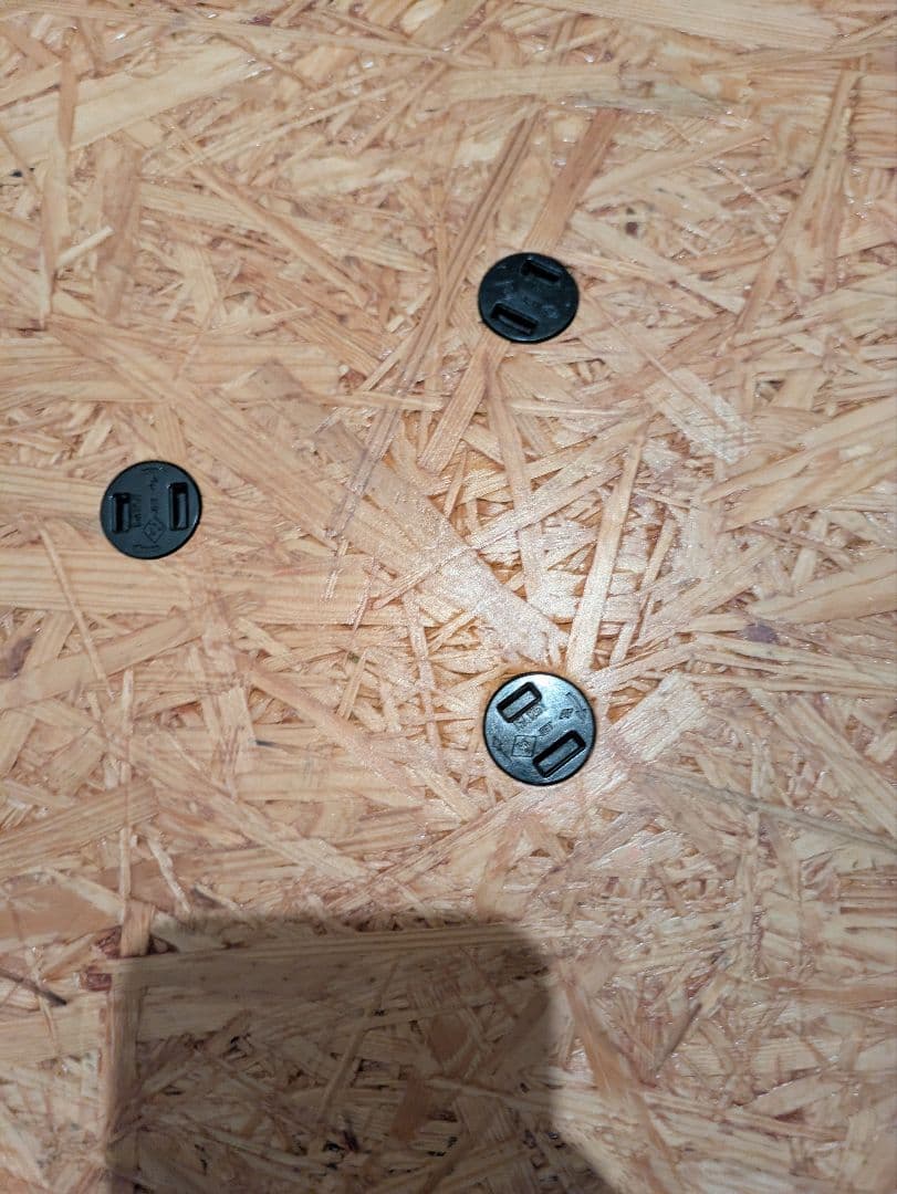 サイドテーブル　ケーブルドラム　延長コードリール　OSBボード製　男前