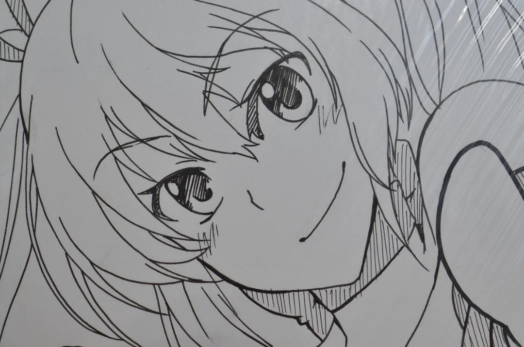 手書きイラスト（直筆）色紙 / 加画都 / 検索：ラブマン!