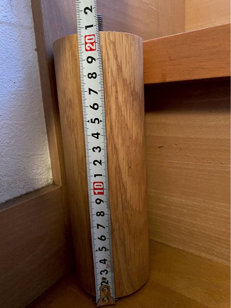 直接引き取りのみ　無印良品 セミダブル ベッドフレーム（オーク材・脚付き）