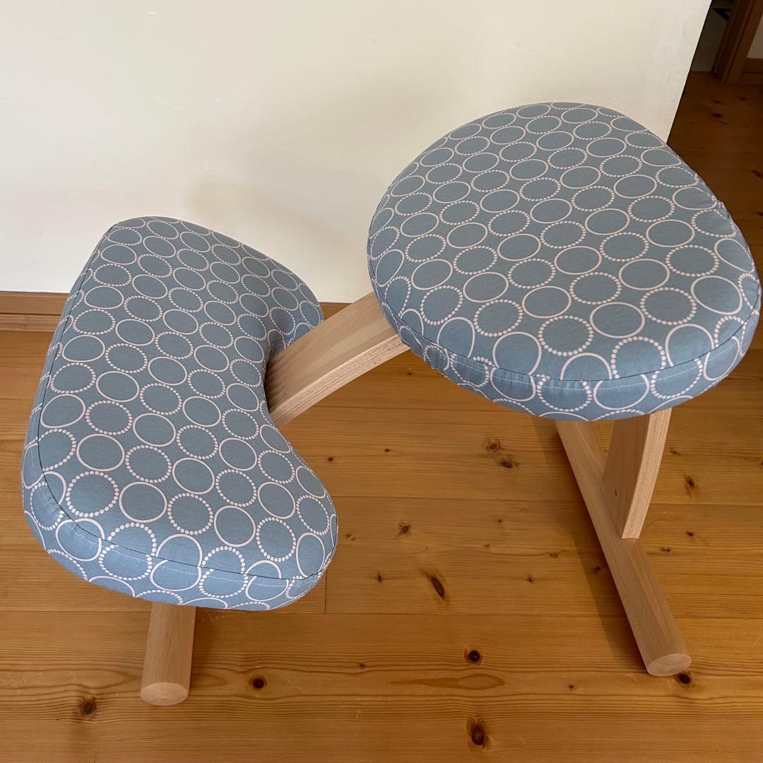 バランスイージーカバー バランスチェアカバー ブルーグレー、ピンク