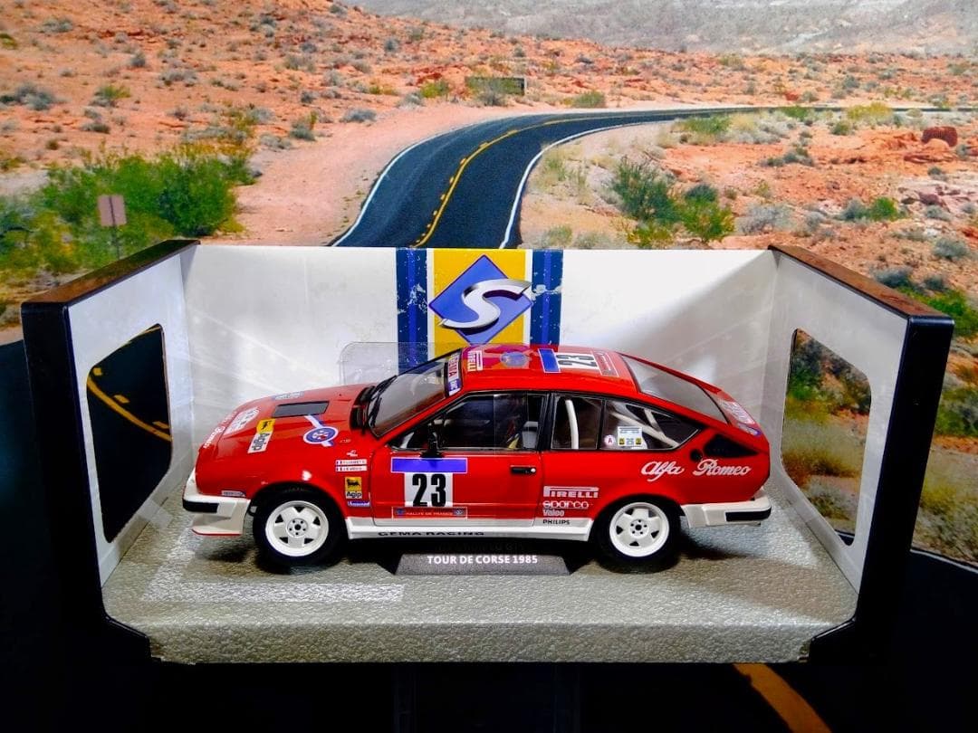 1/18 ソリド アルファロメオ GTV6 ツール・ド・コルス 1985 - メルカリ