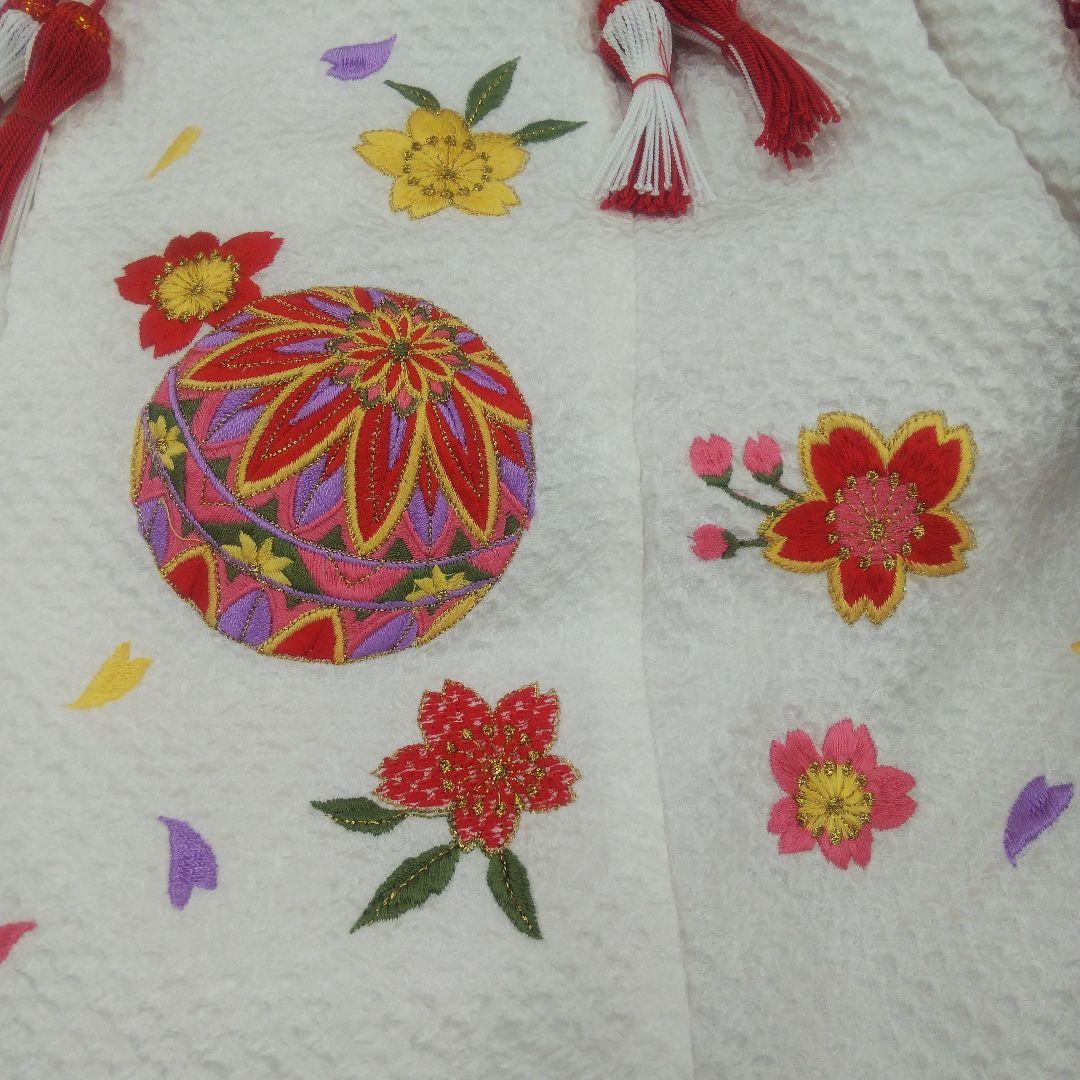 三歳お祝い着物セット 総絞り 刺繍