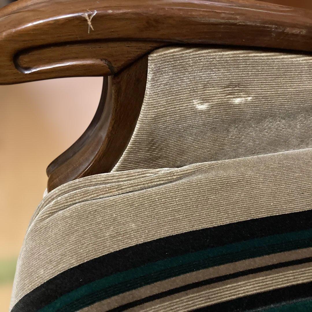 ソファ 昭和レトロ ストライプ