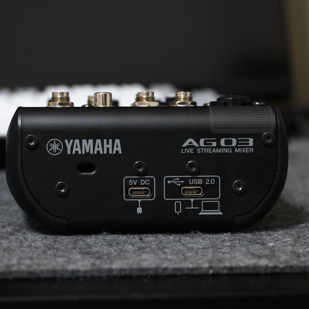 YAMAHA AG03 MK2 ミキサー　オーディオインターフェース
