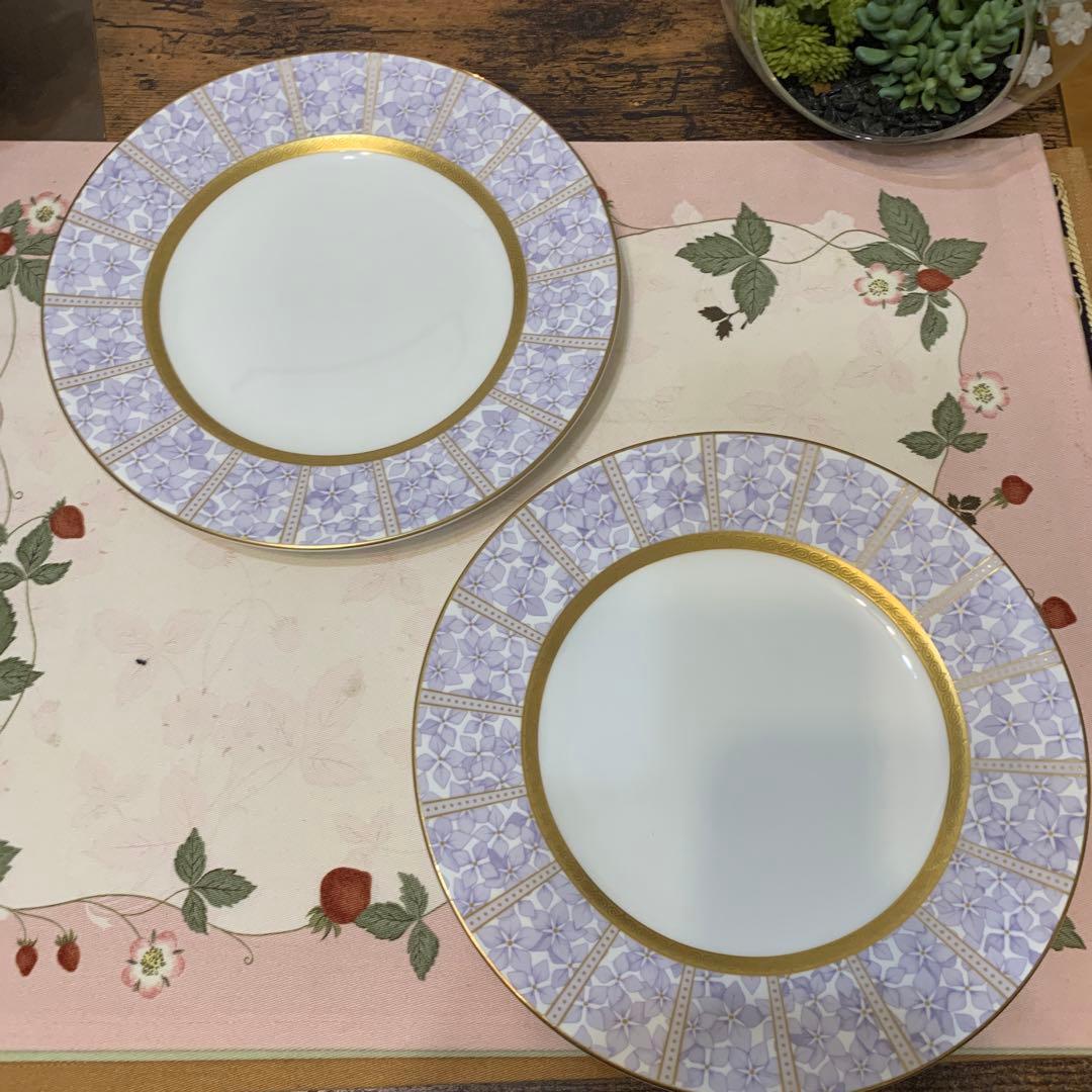 希少　ウェッジウッド アメジスト　20.5cm デザートプレート　4枚