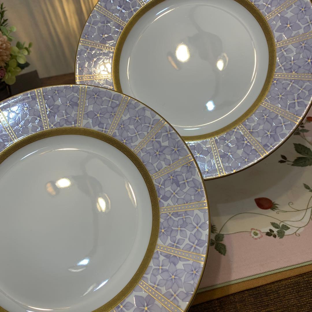 希少　ウェッジウッド アメジスト　20.5cm デザートプレート　4枚