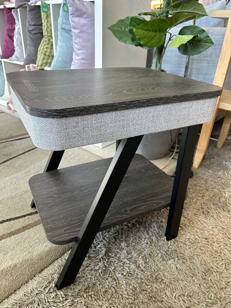 スピーカー付きサイドテーブル　ヤマゼン