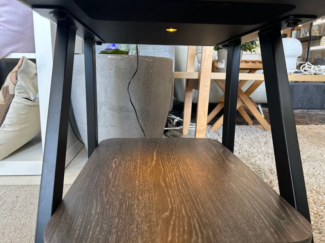 スピーカー付きサイドテーブル　ヤマゼン