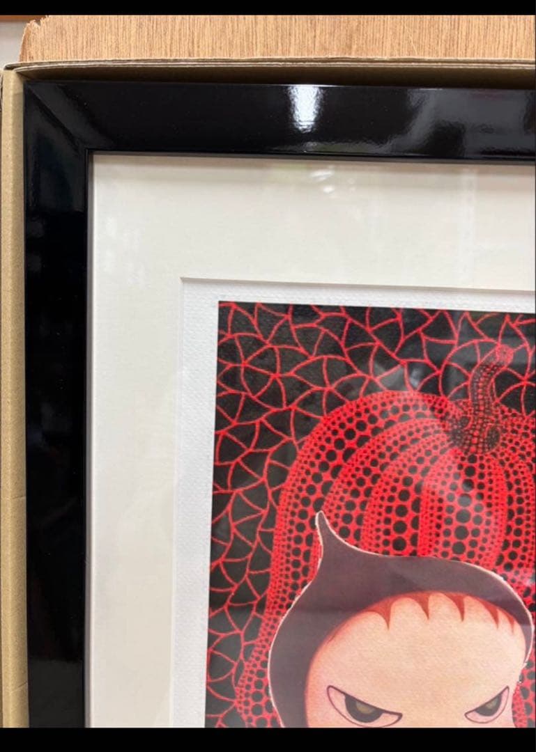 奈良美智、草間彌生 コラボアートポスター 世界限定 100枚 新品額入り