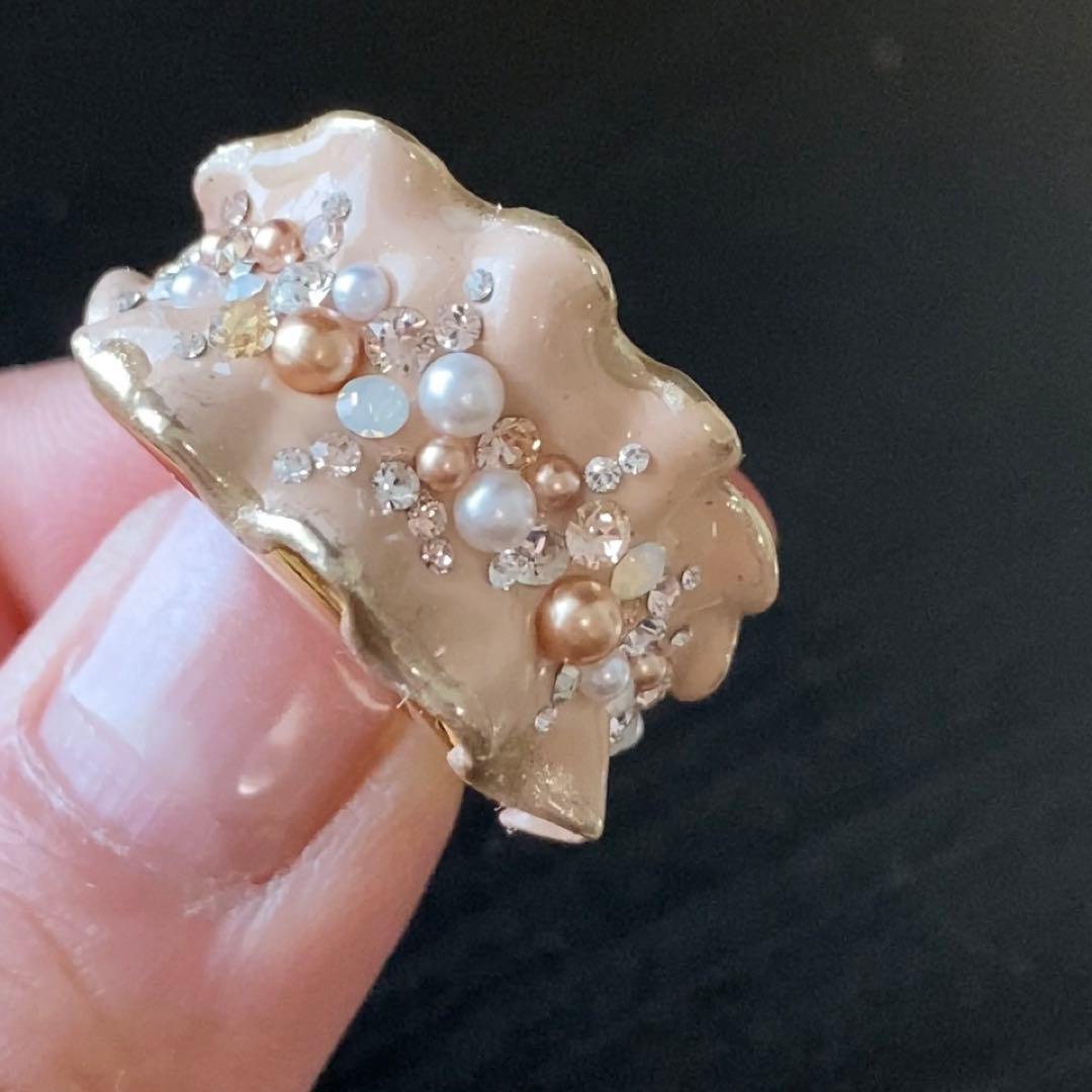 グルーデコ♡フリルリング