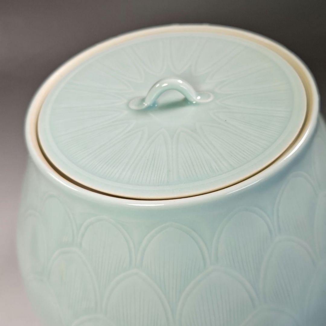 イ748 皆具『韓国 陶芸 粱命煥 青磁 青珍 皆具 共箱』茶道具 - メルカリ