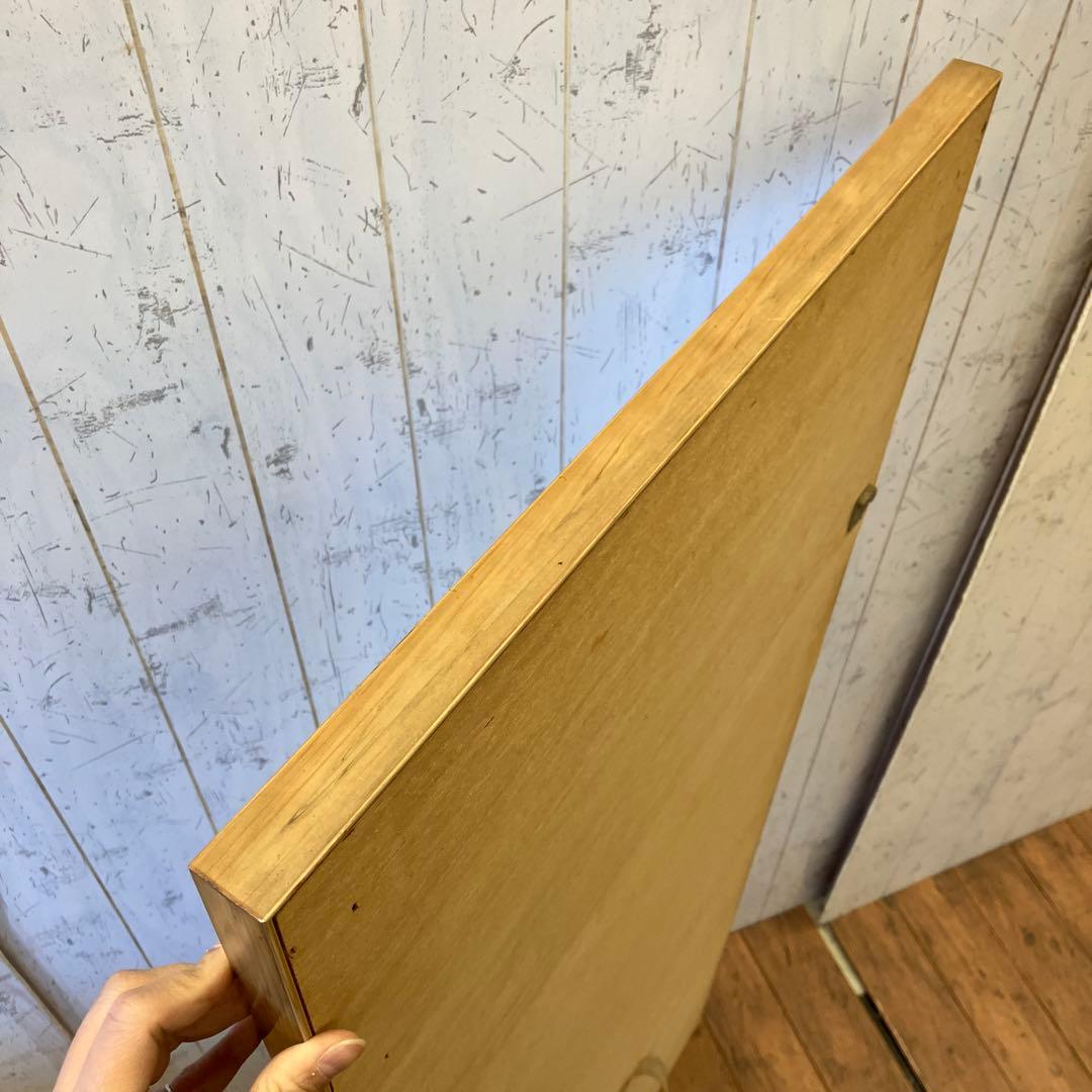 ヴィンテージ 木製フレーム 壁掛けミラー ウォールミラー 鏡 姿見 大型