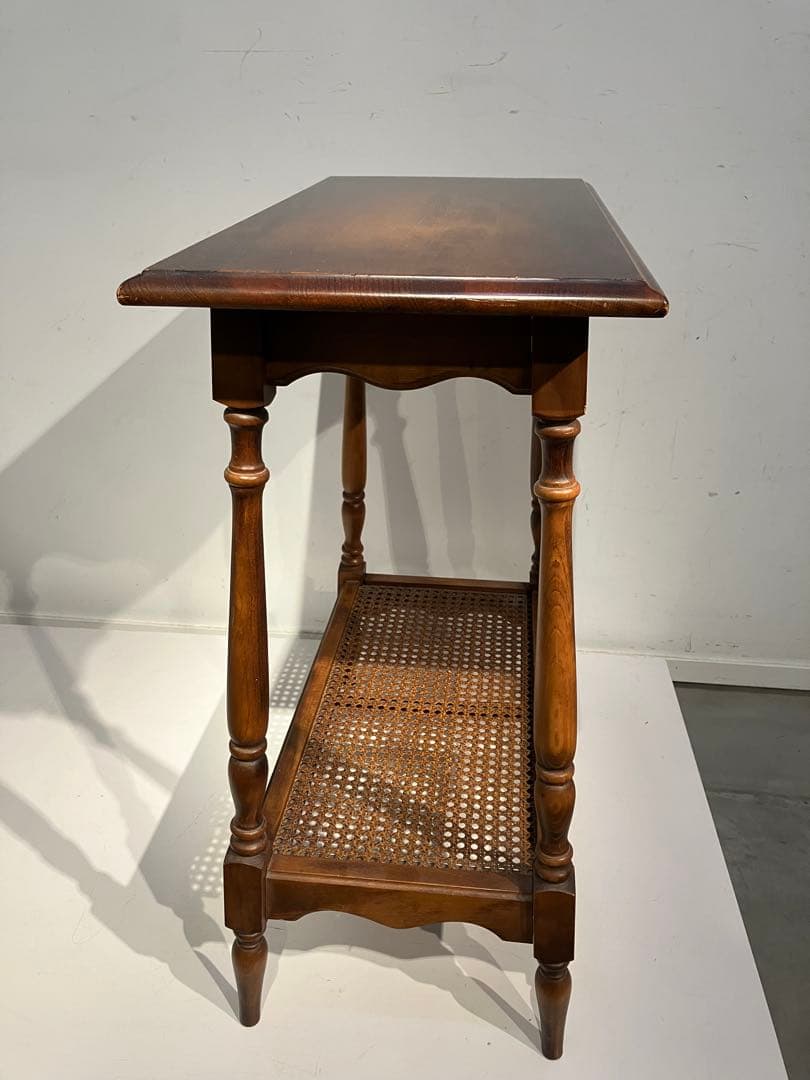 オールド、カリモク、サイドテーブル、レトロ、ジャパニーズモダン、キツツキ、旧ロゴ