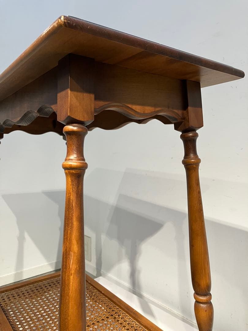 オールド、カリモク、サイドテーブル、レトロ、ジャパニーズモダン、キツツキ、旧ロゴ