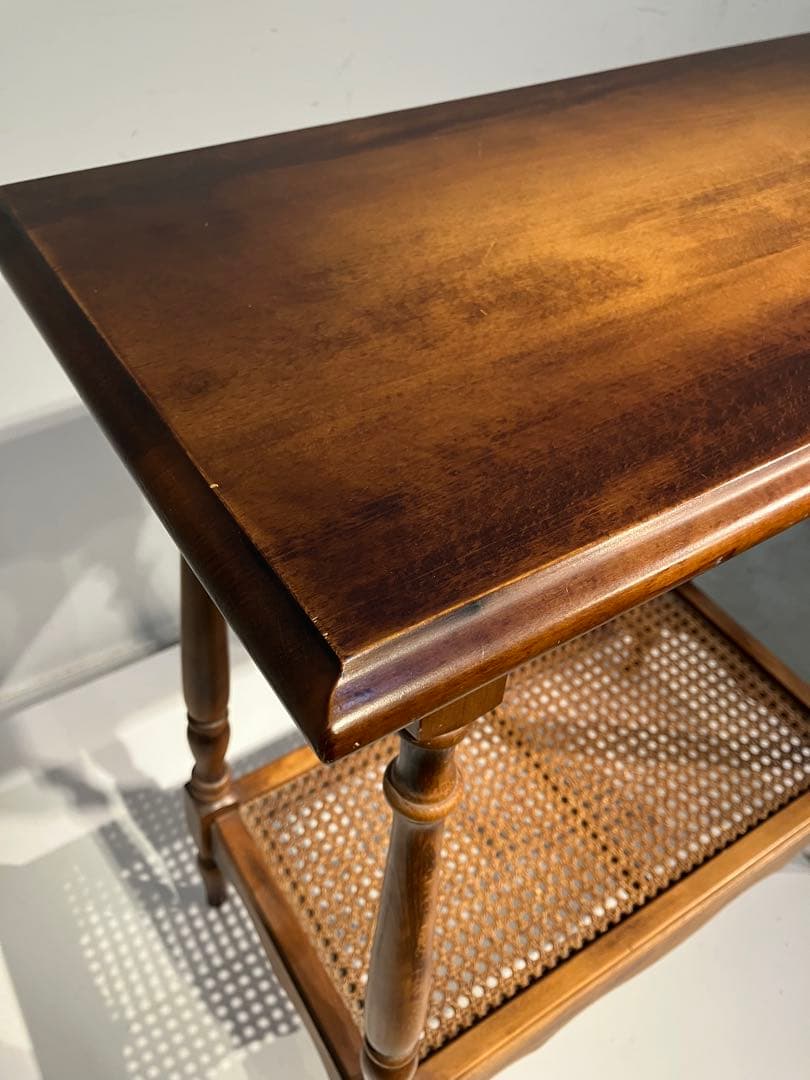 オールド、カリモク、サイドテーブル、レトロ、ジャパニーズモダン、キツツキ、旧ロゴ