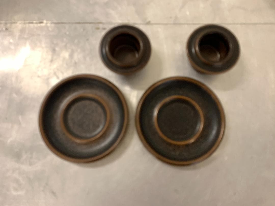 アラビア ルスカ エッグカップ ソーサー 2個 エッグスタンド エッグ